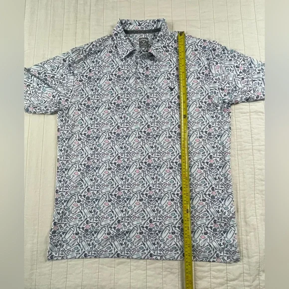 Callaway Cocktail Bartender Margarita Golf Polo Shirt Large - Picture 6 of 7